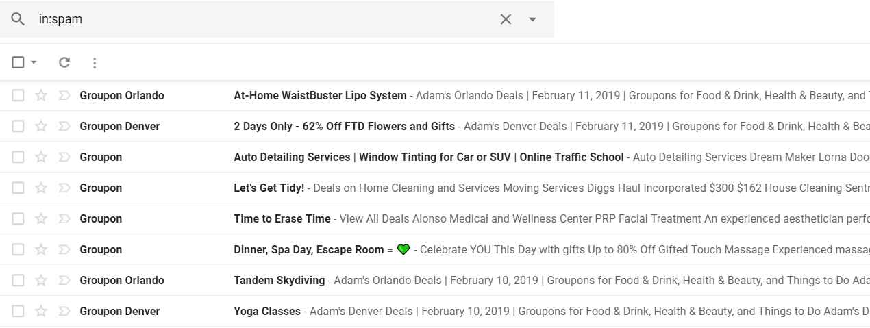 email deliverability spam