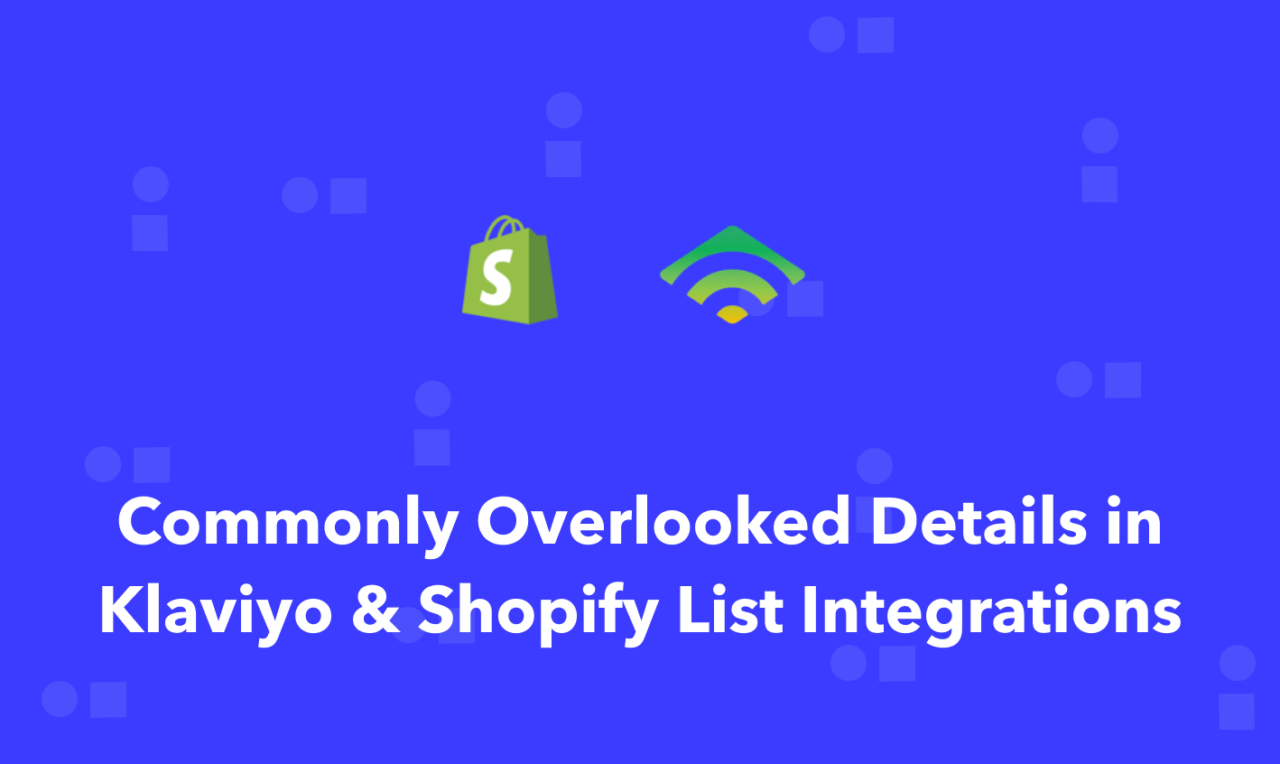 Shopify-Klaviyo-List-Integration